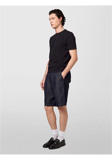 Alpha Studio t-shirt girocollo in jersey stretch blu ALPHA STUDIO | T-shirt | AU-5300C1001